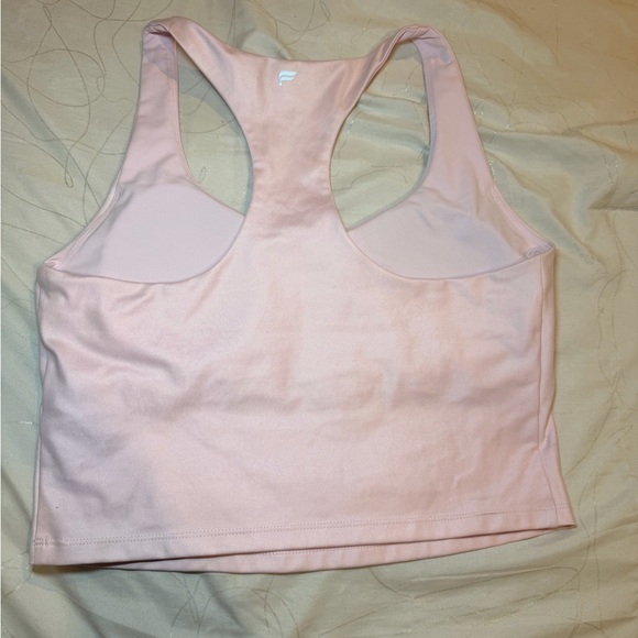 Fabletics Light Pink Racerback Tank Top - Picture 2 of 3